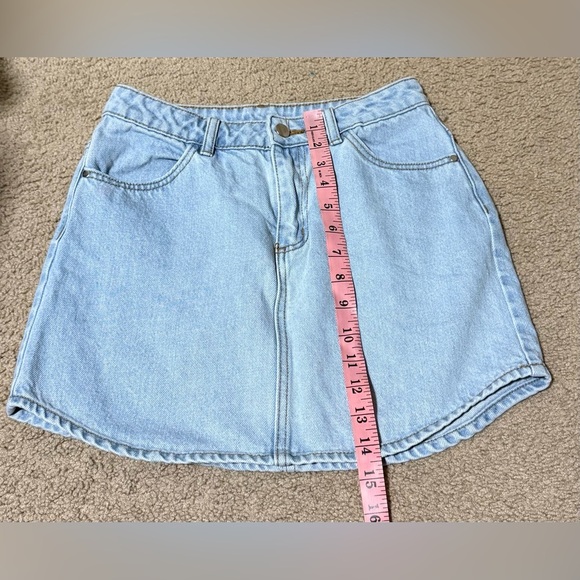 Classic Blue Denim Mini Skirt - Picture 5 of 8